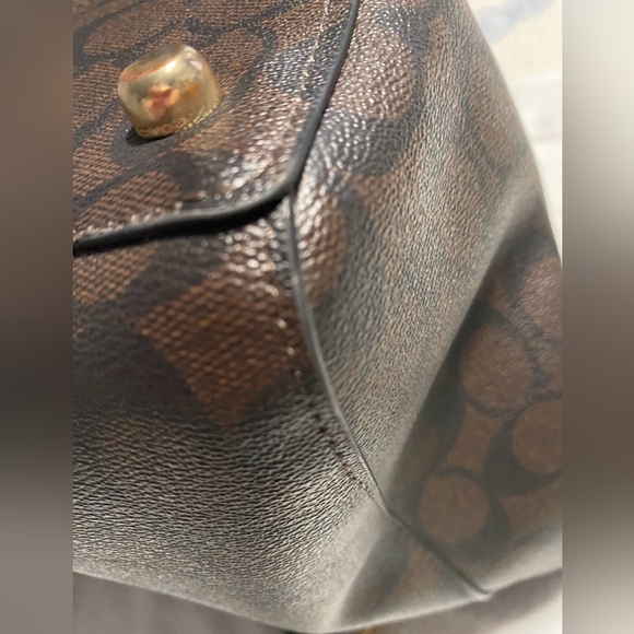 Coach Brown Cammie Chain Tote Bag New Purse - Picture 9 of 14